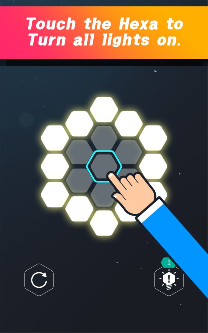 LIGHT UP 7 - Hexa Puzzle screenshot game