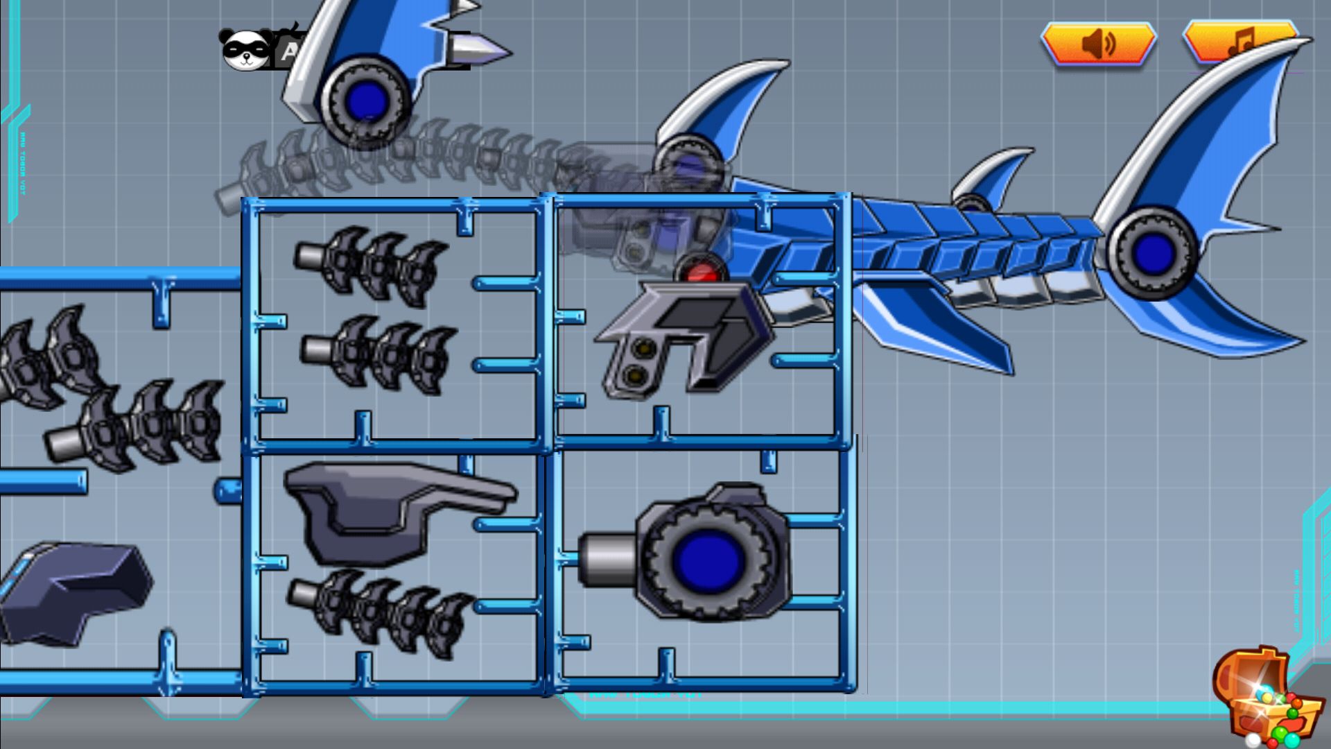 Screenshot of Toy Robot War:Robot Shark