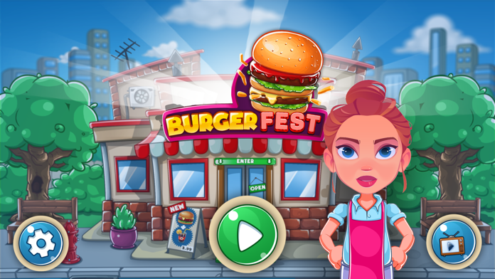 Скриншот игры Burger Fest: Cooking Games