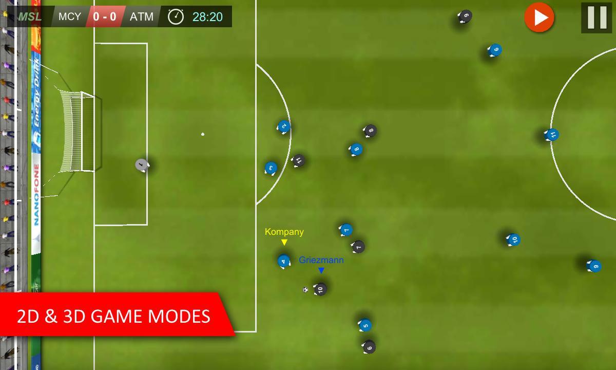 Screenshot of Mobile Soccer League
