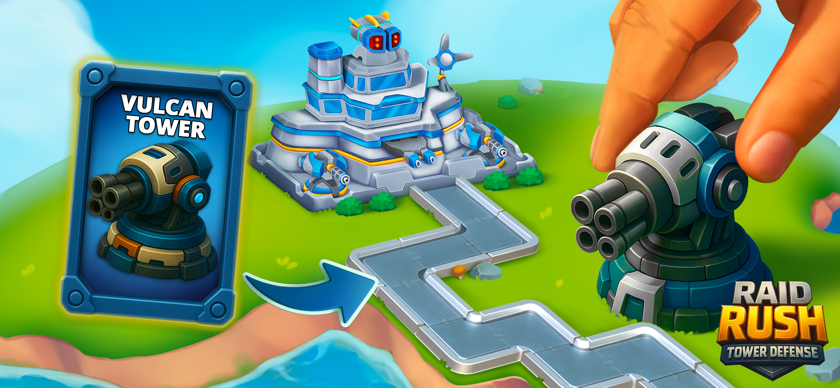 Raid Rush: Tower Defense TD Game Screenshot