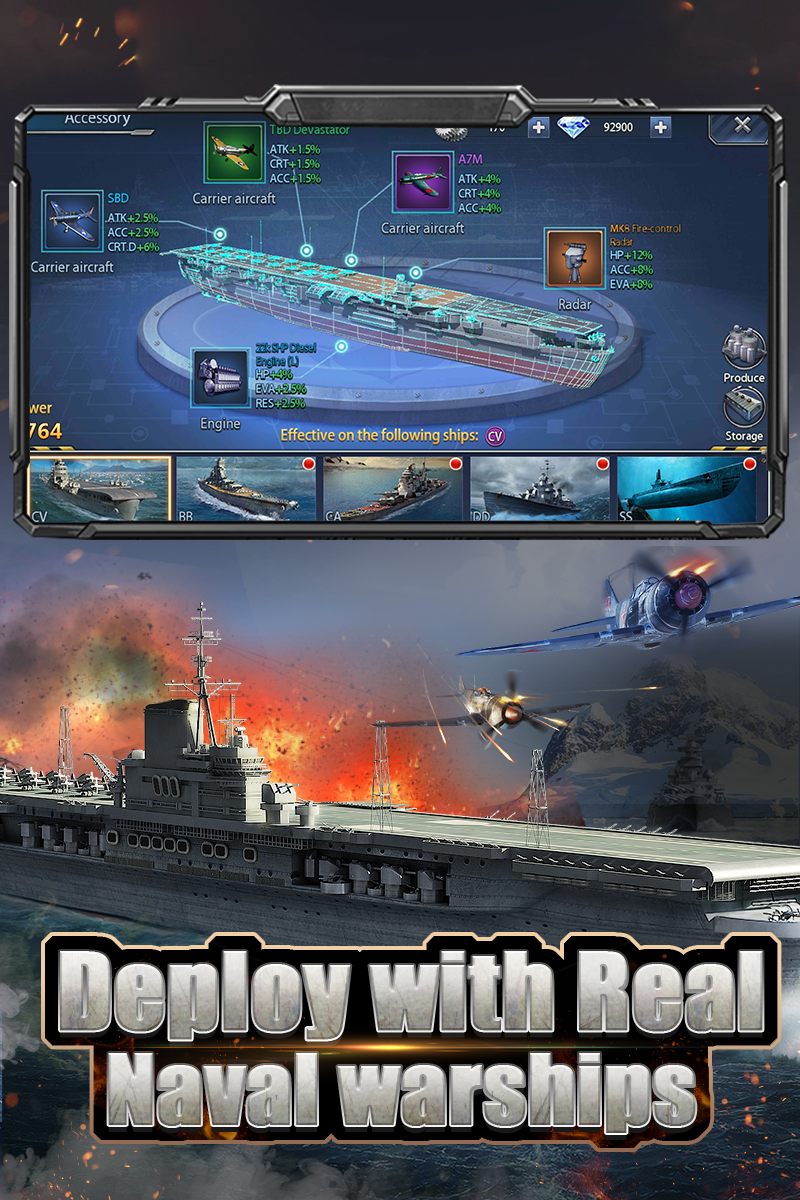 Marine Empire: Warship Battlesのキャプチャ