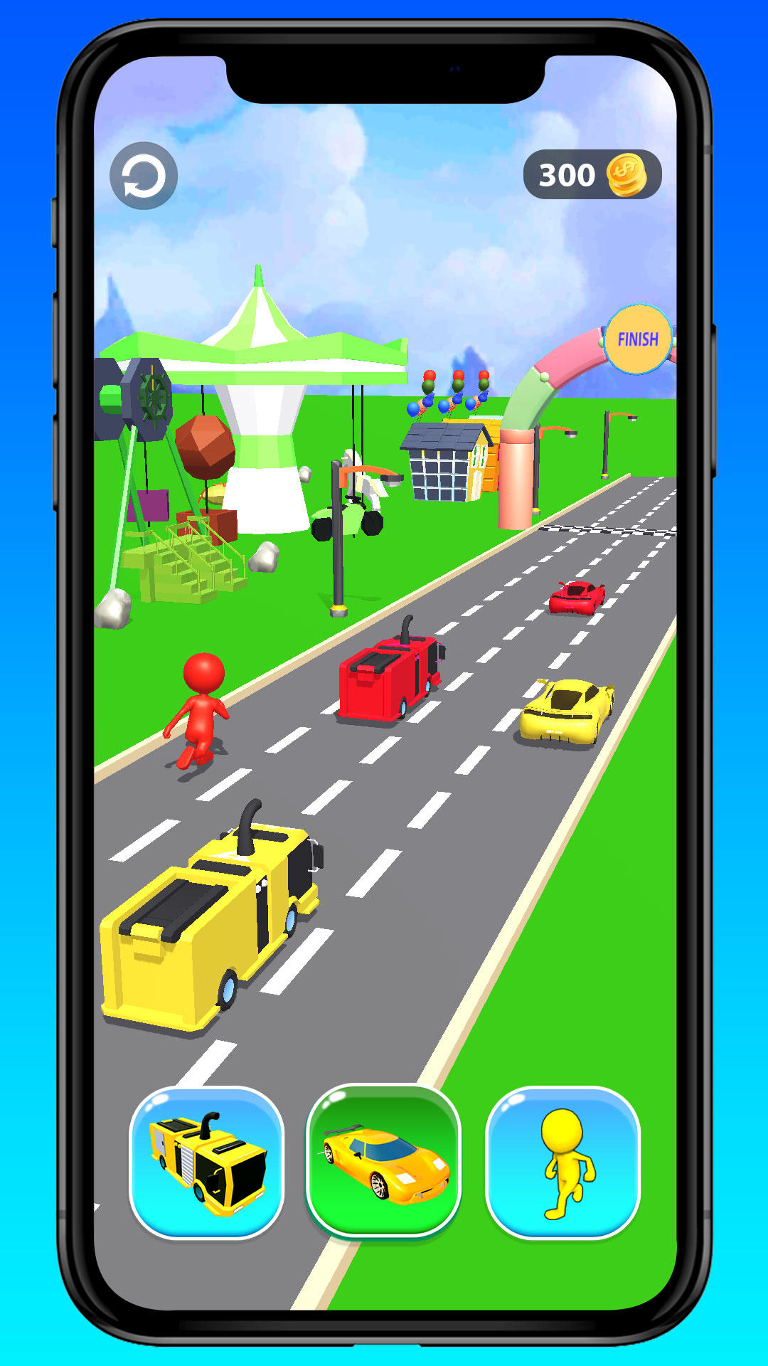 Shape Shift: Transform Race 3D Game Screenshot