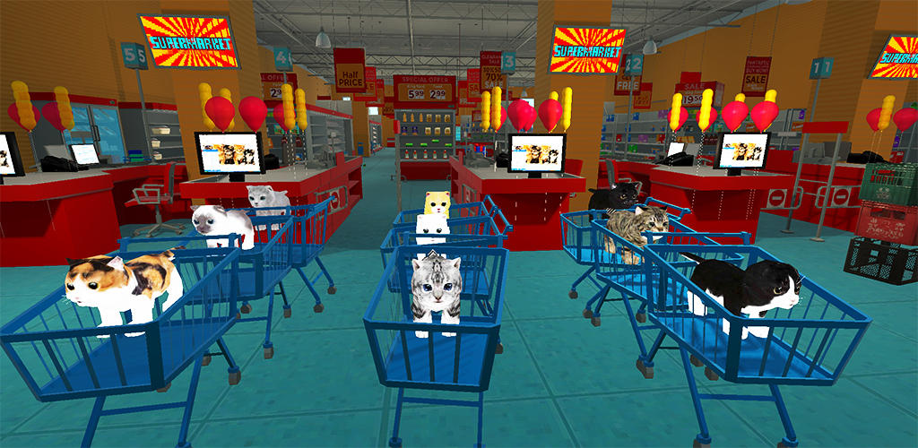 Kitten Cat Smash Super Market screenshot