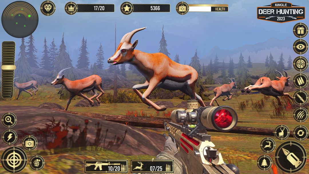 叢林鹿狩獵遊戲截圖