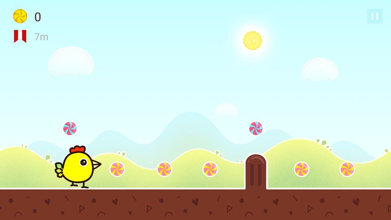 Chicken Run - Happy Chick Jump Game Screenshot