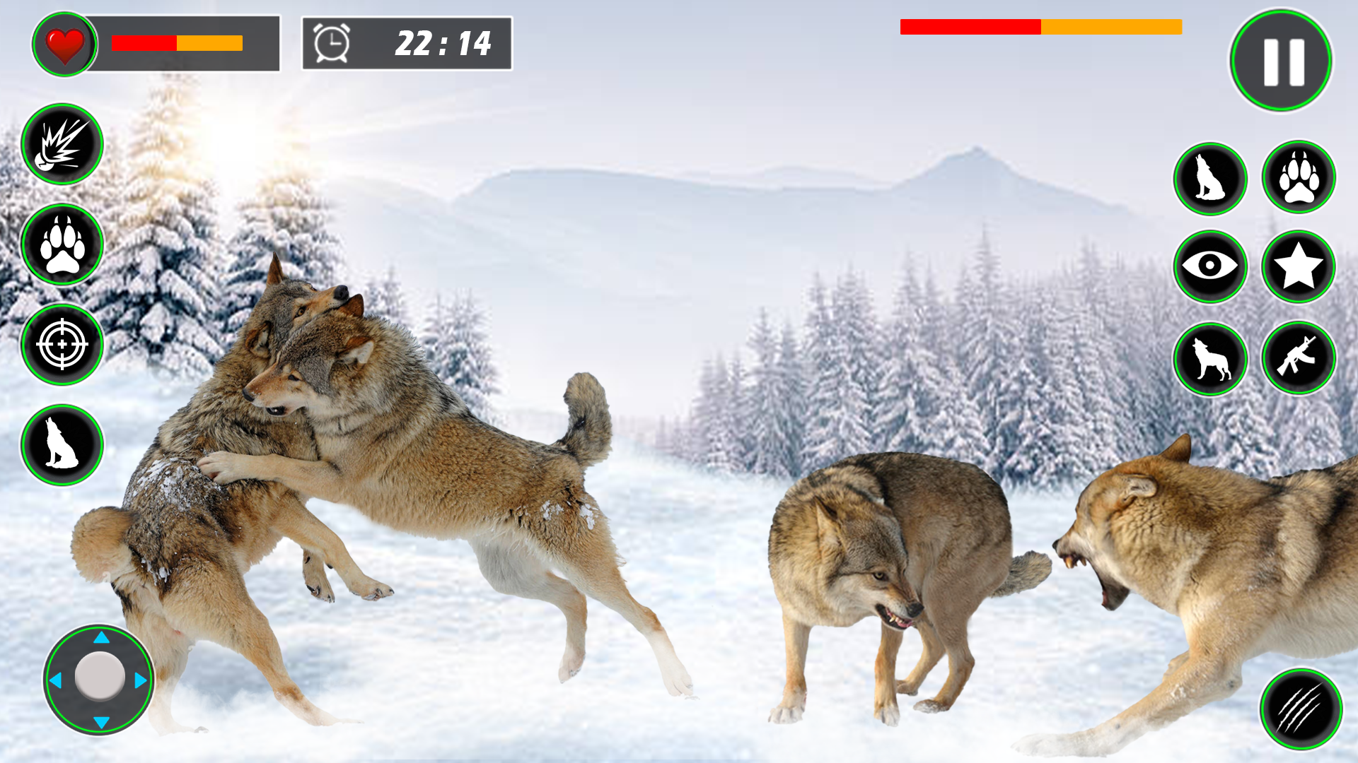 Captura de Tela do Jogo Ultimate Wolf Simulator Game