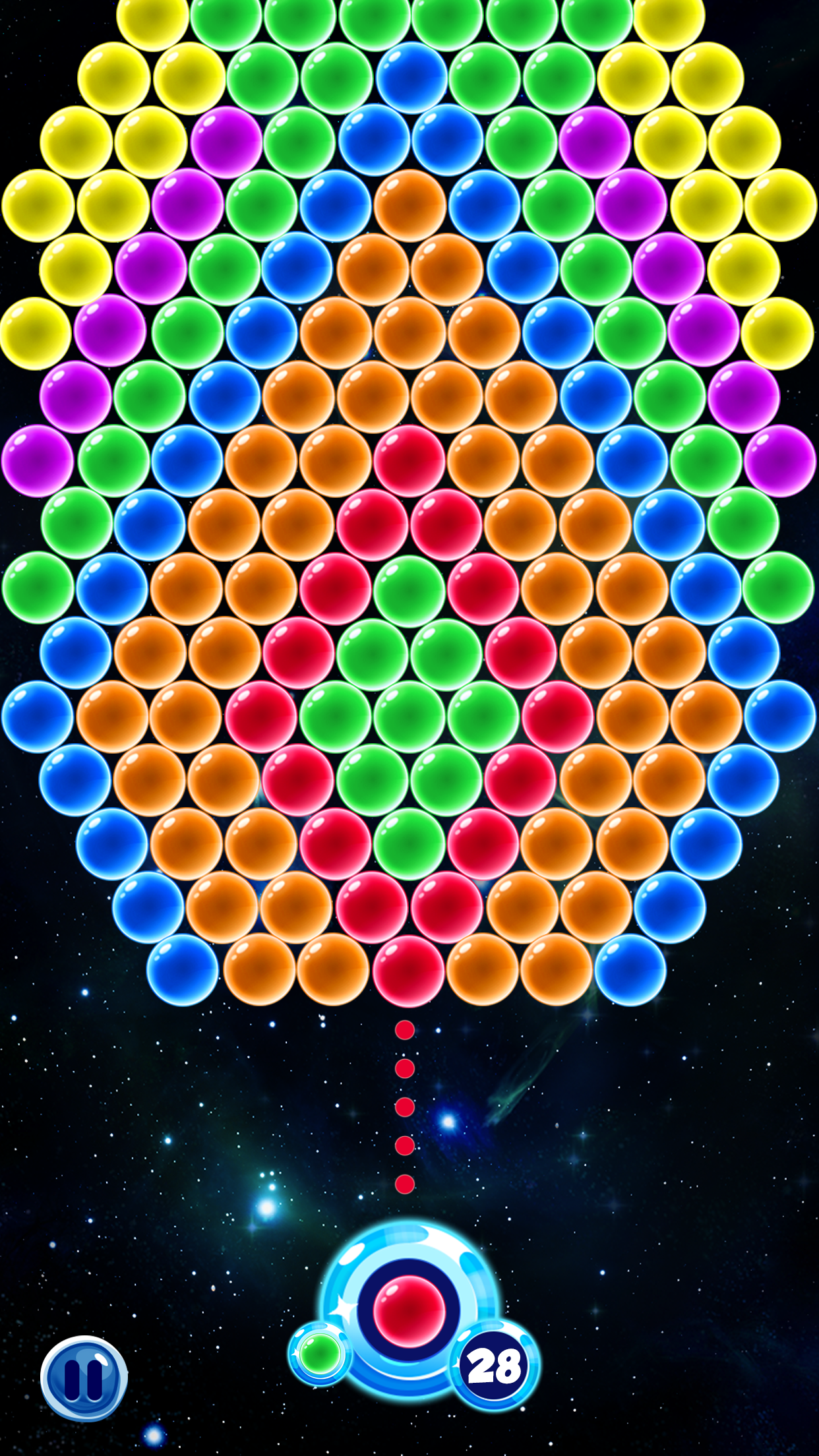 Bubble Solar Shooter 게임 스크린샷