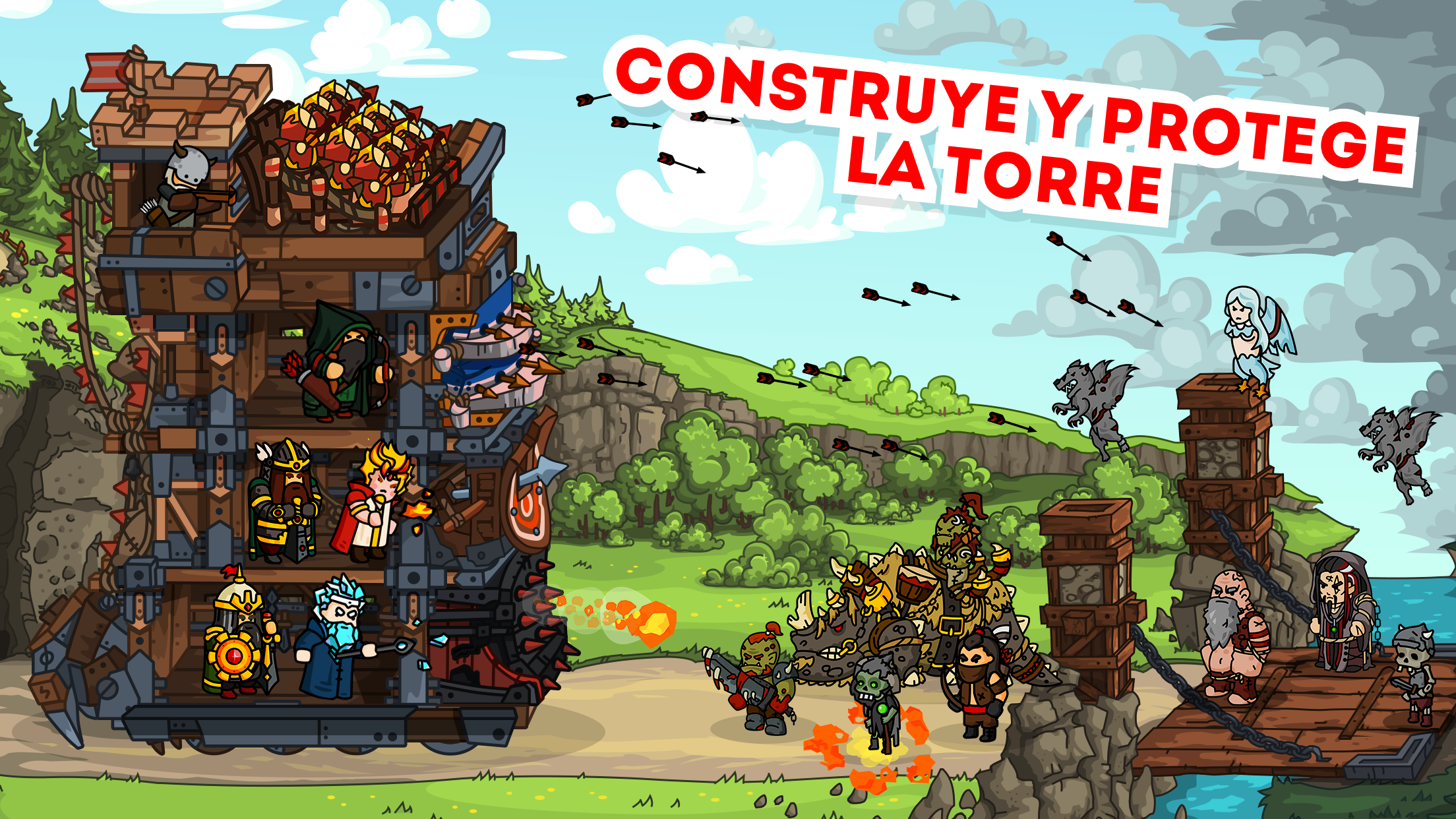Screenshot 1 of Towerlands: defensa de torres 3.2