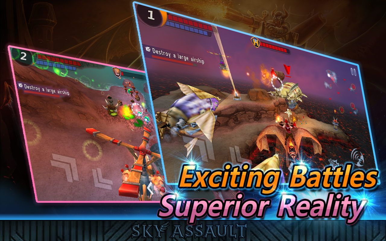 SKY ASSAULT: 3D Flight Action Game Screenshot