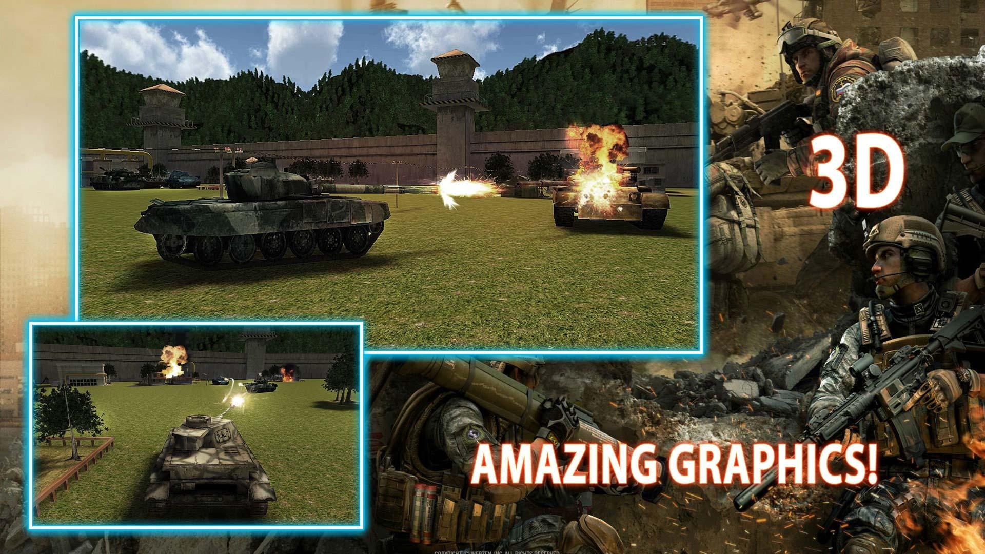 Screenshot 3 of 3D Tank Battle War 1.0