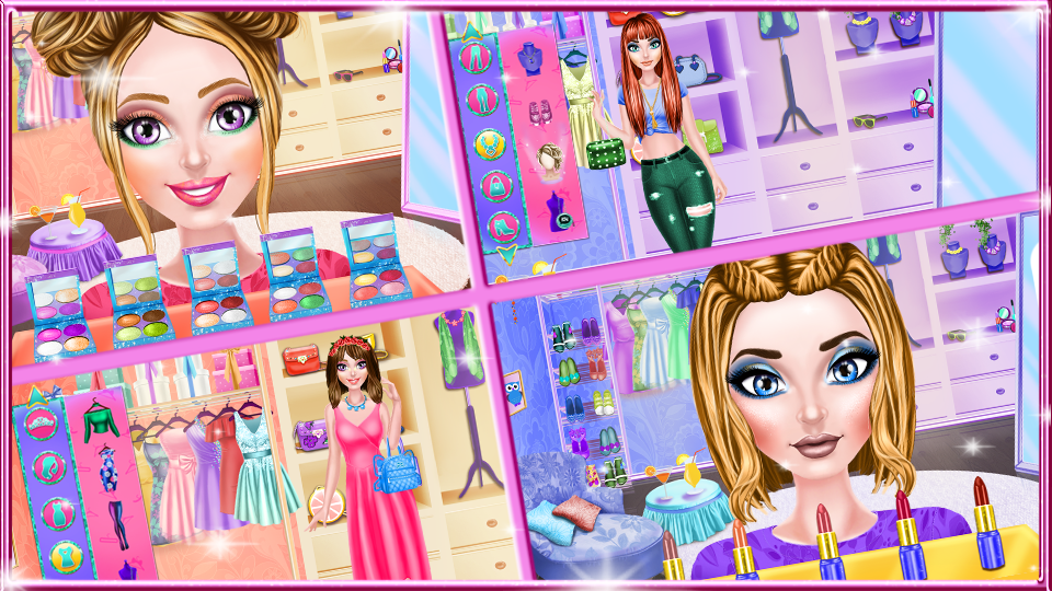 Stylish Sisters - Fashion Game Game Screenshot