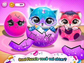 Captura de Tela do Jogo Fluvsies: Uma fofura para amar