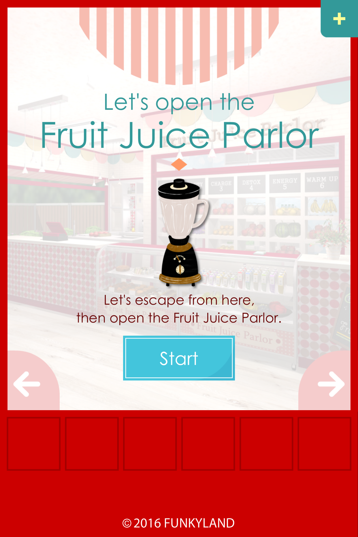 Escape the Fruit Juice Parlor Game Screenshot