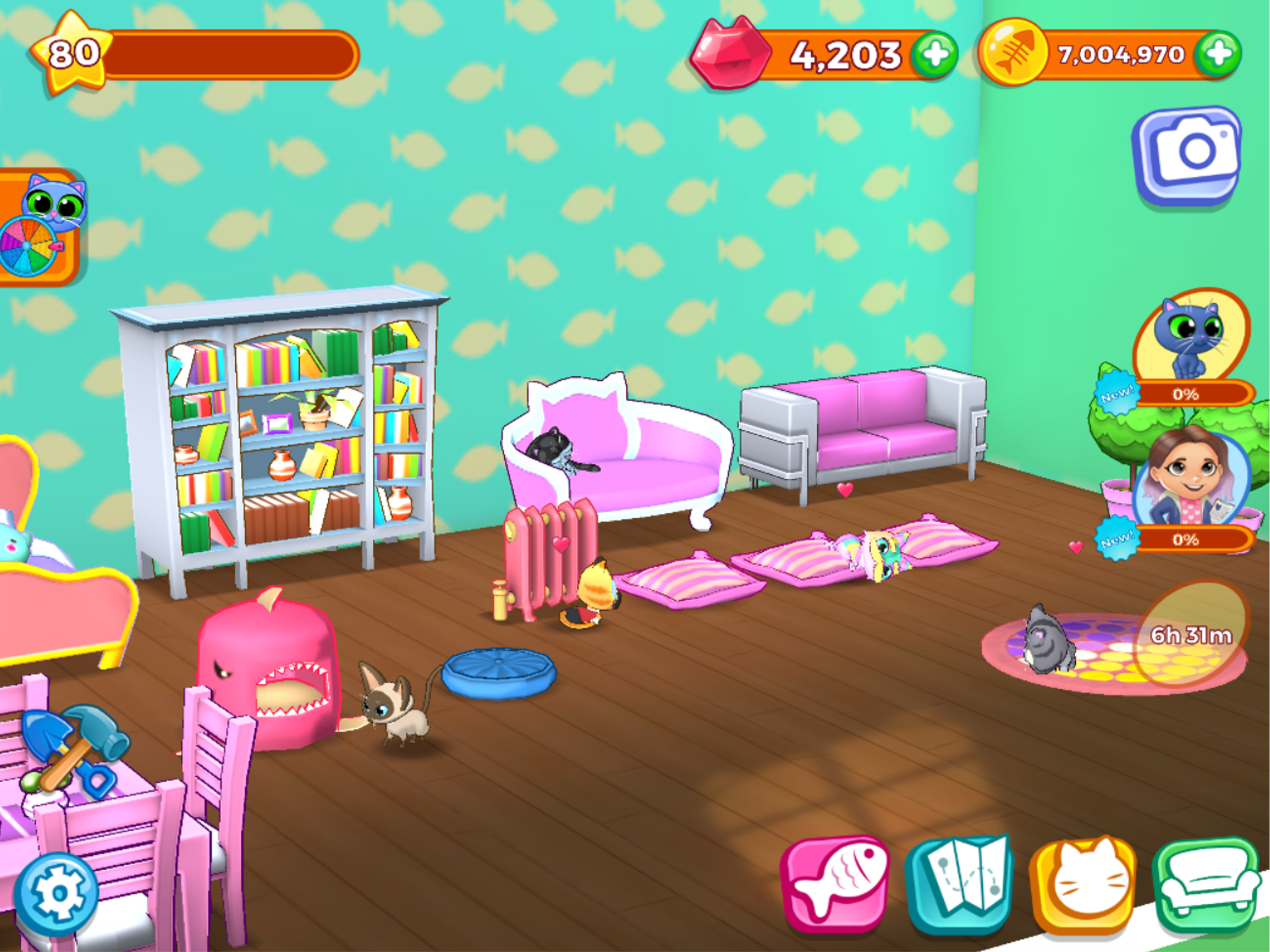 Kitty Keeper: Cat Collector Game Screenshot