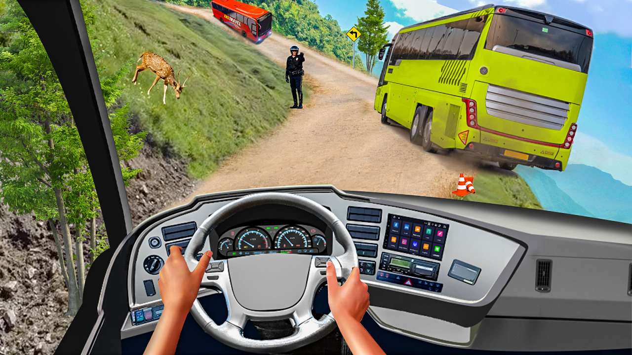 Captura de Tela do Jogo Euro Coach Bus: Bus Sim 2023.