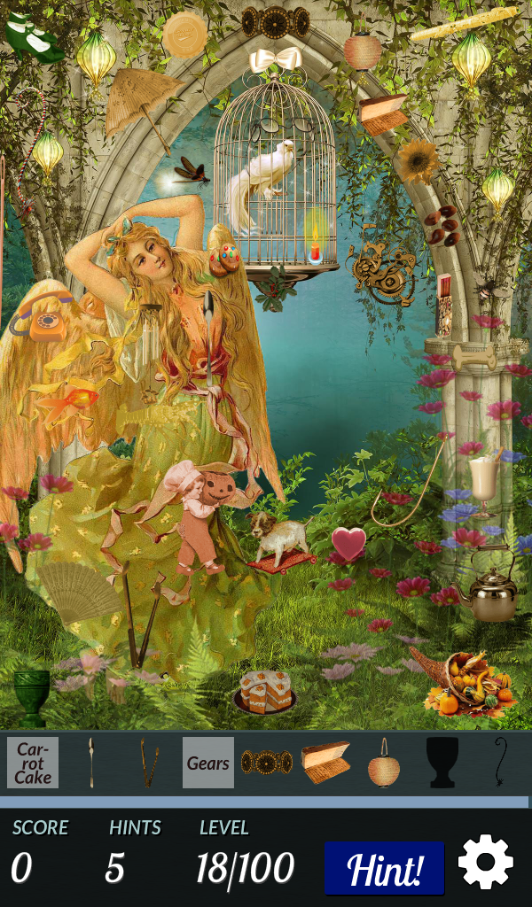 Hidden Object - Love and Light Game Screenshot