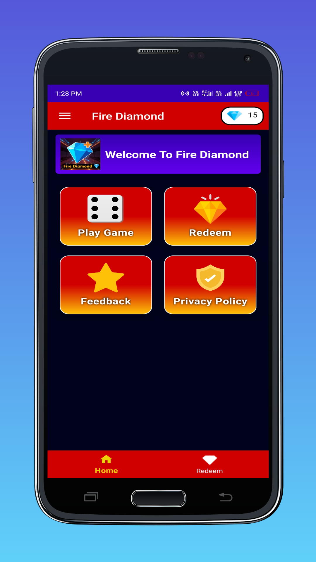 Screenshot of Fire Diamond