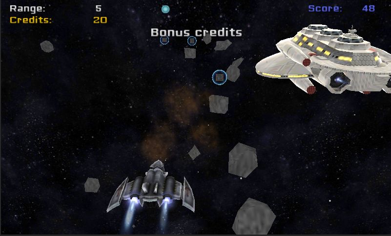 Space jet screenshot game