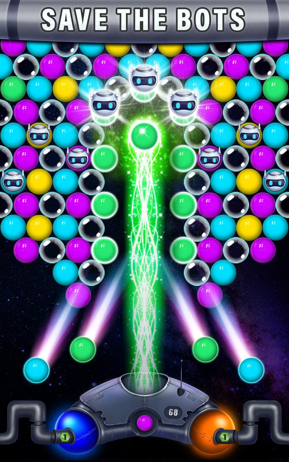 Скриншот игры Bubble Bot Rescue