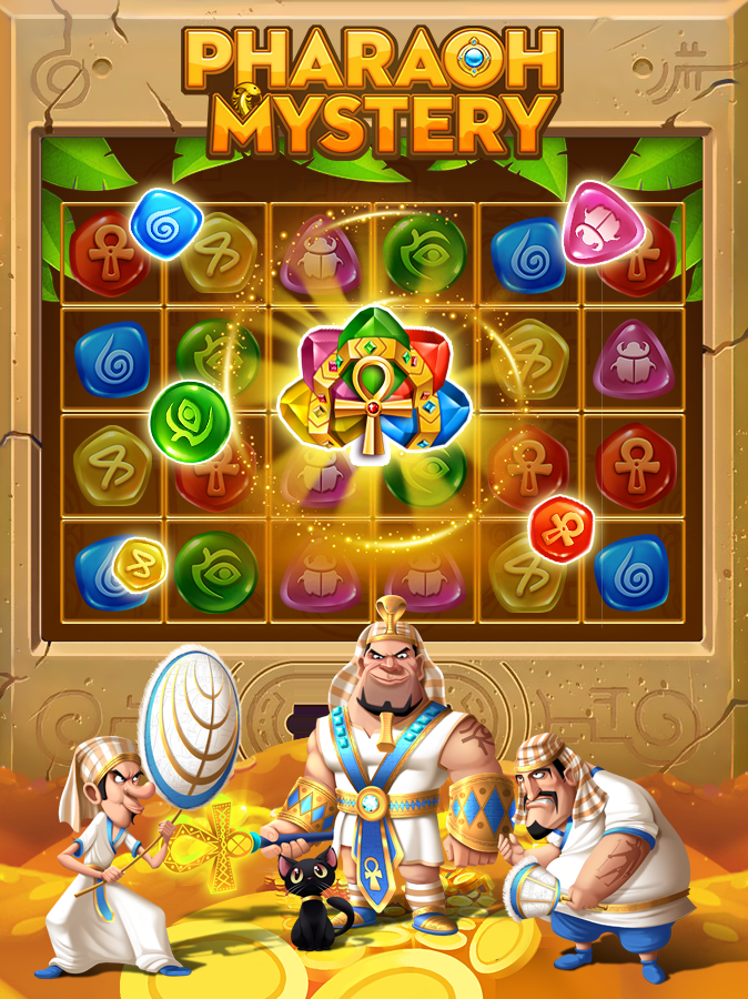 Captura de Tela do Jogo Pharaoh Legend - Treasure Adventure