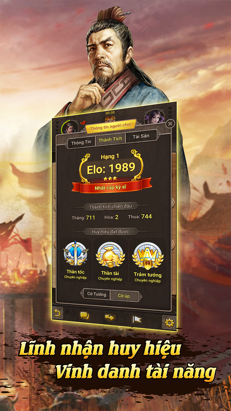 Cờ Tướng Cờ Úp Online Kỳ Vương ゲームのスクリーンショット