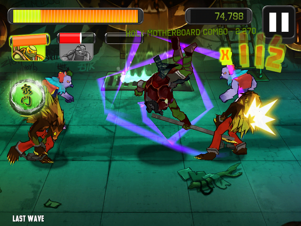 TMNT: Brothers Unite Game Screenshot