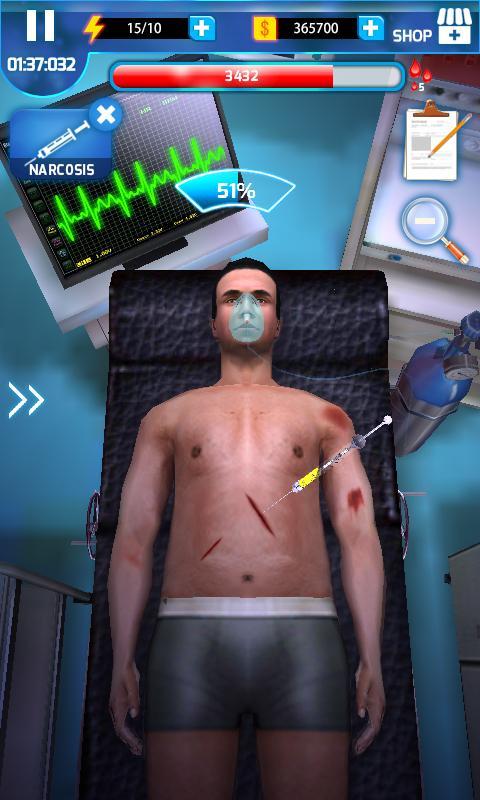 Captura de Tela do Jogo Mestre da Cirurgia