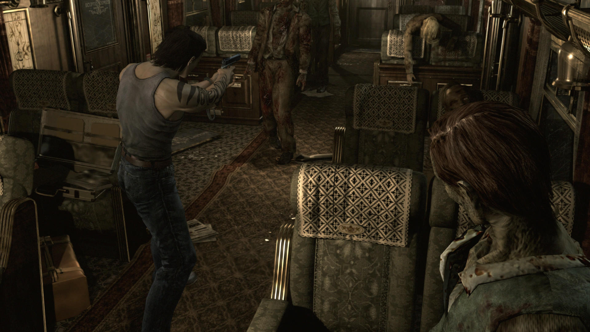 Resident Evil 0 ภาพหน้าจอเกม