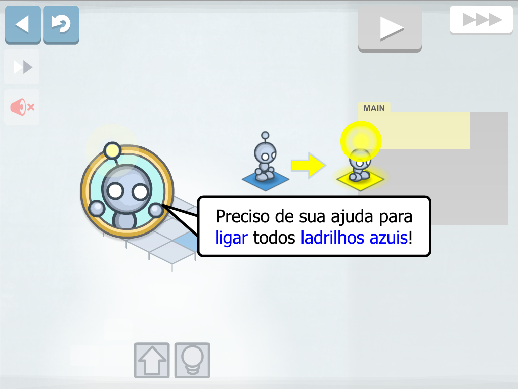 Captura de Tela do Jogo Light-bot