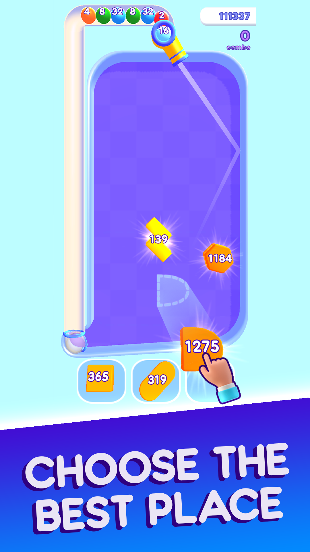 2048 Destruction Balls ゲームのスクリーンショット
