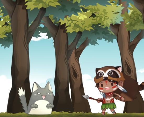 Cat in the woods Game Screenshot