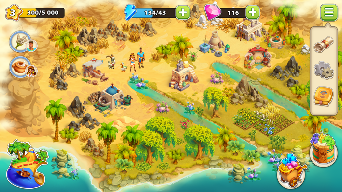 Cuplikan Layar Game Nile Valley