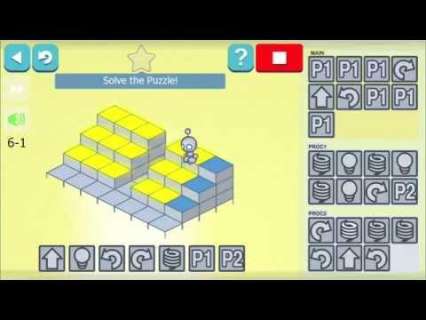 Screenshot of the video of Lightbot : Programming Puzzles