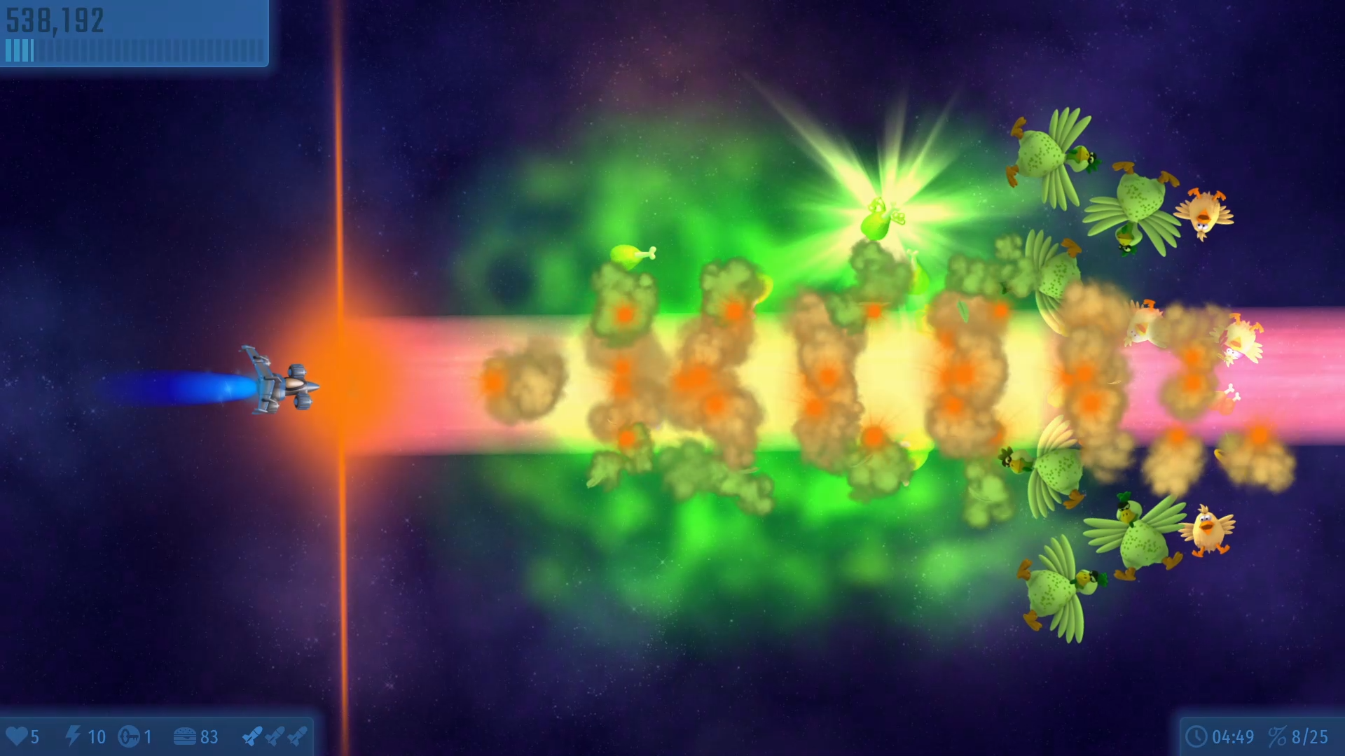 Screenshot 4 of Chicken Invaders Universe