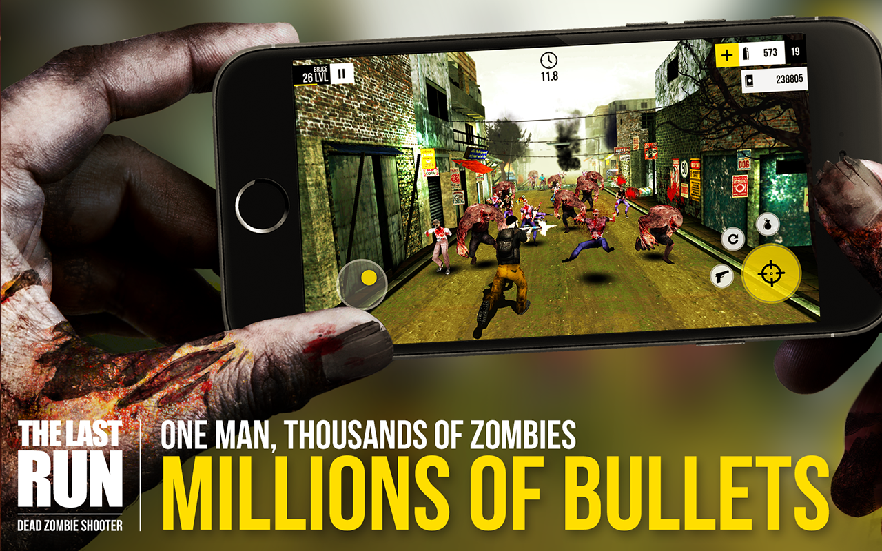 Captura de Tela do Jogo Last Run: Dead Zombie Shooter