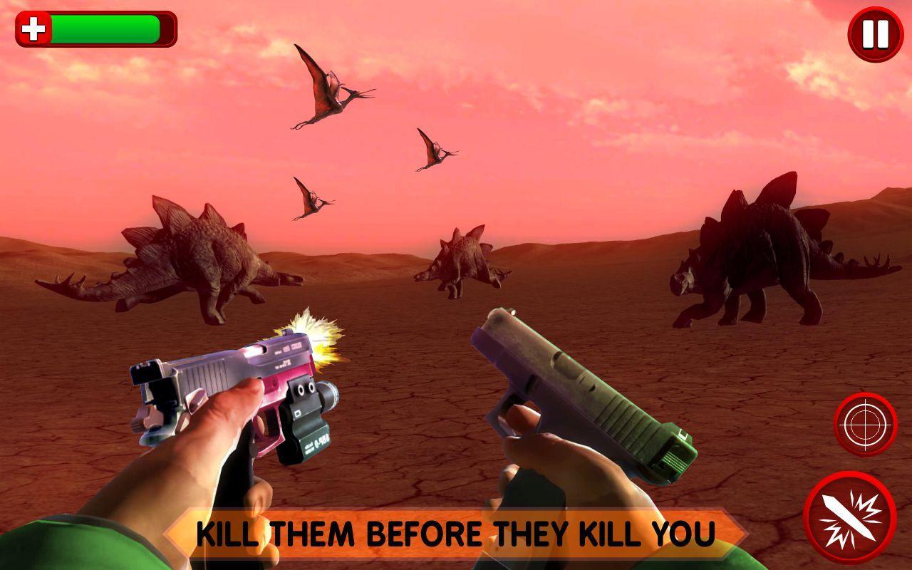 Cuplikan Layar Game Wild Jungle Dino Hunting 3d