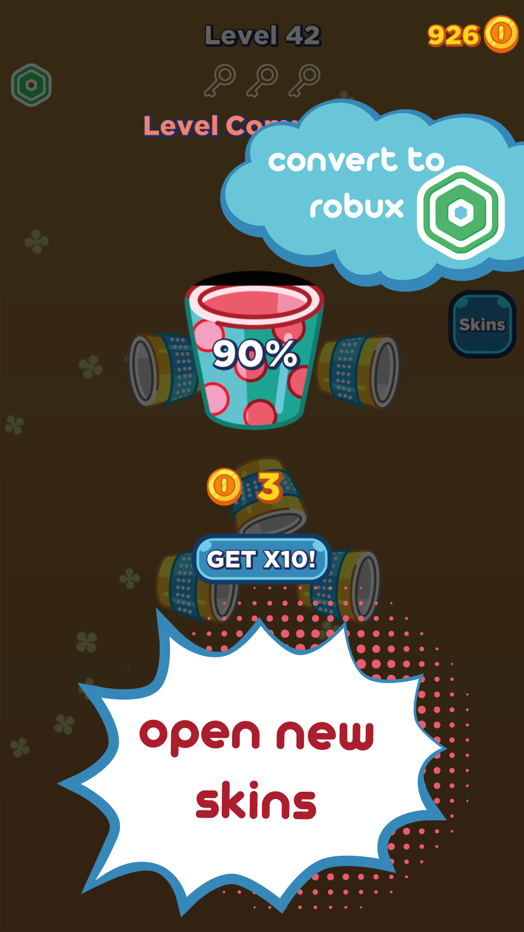 Screenshot of Bouncy Blobs - Free Robux - Roblominer