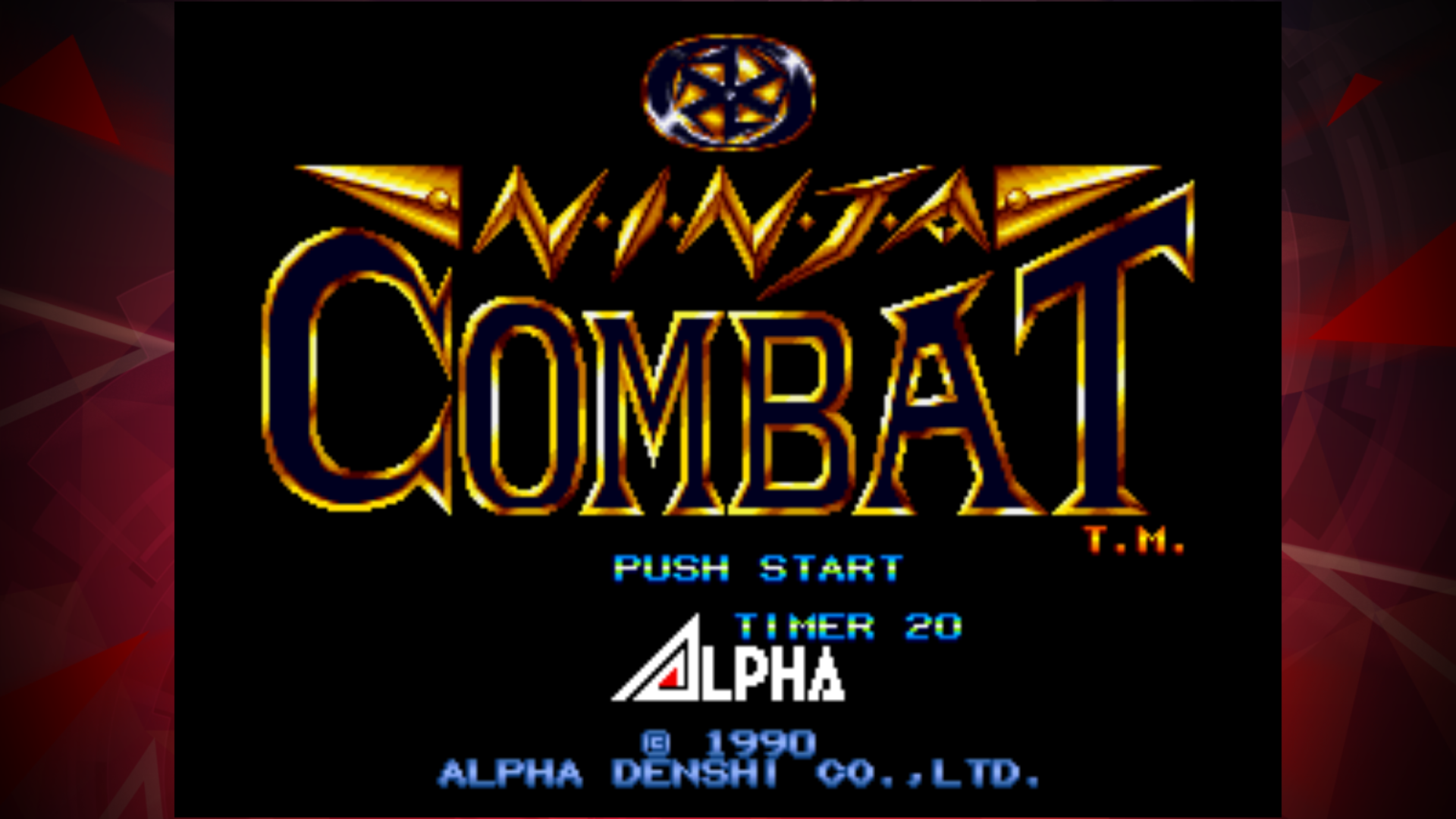 NINJA COMBAT ACA NEOGEO Game Screenshot