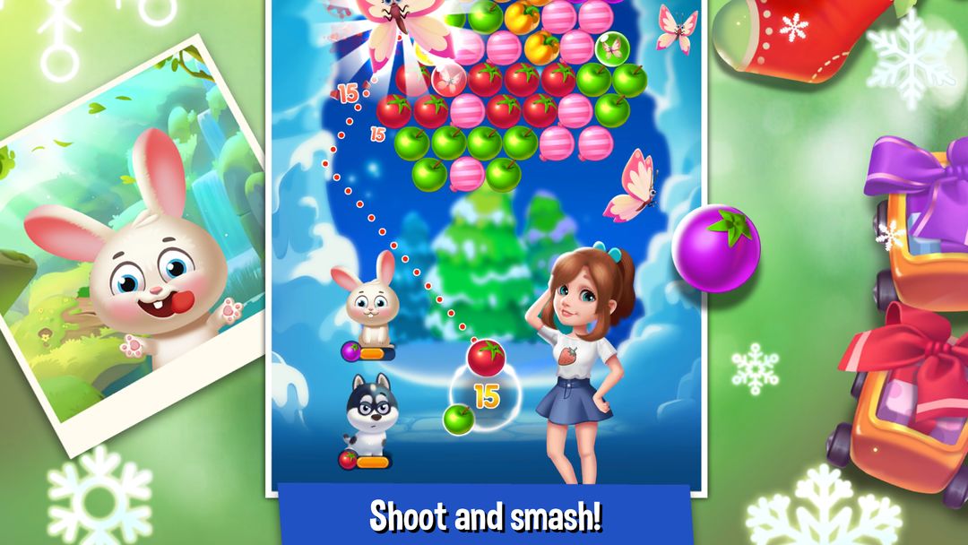 Bubble Fruit: Bubble Shooter ภาพหน้าจอเกม