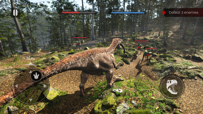 Screenshot 1 of 공룡 생존 시뮬레이터 