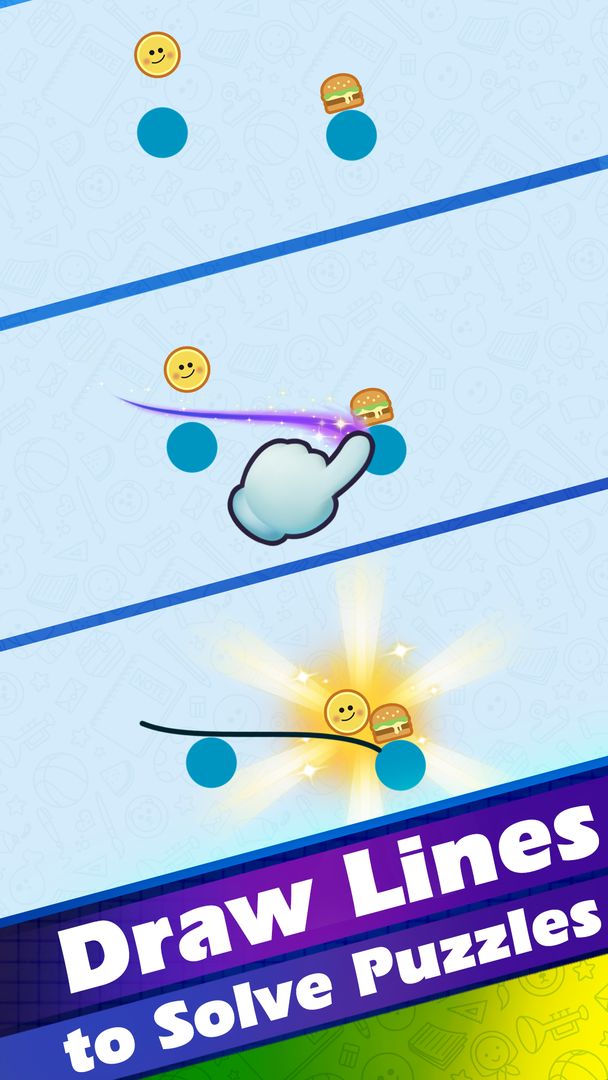 Screenshot of Line Physics: Draw Lines to Solve Puzzles
