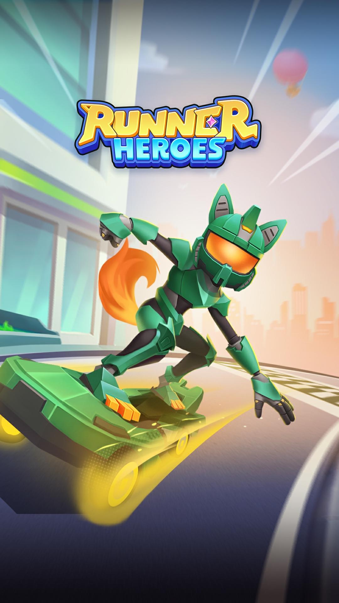 Screenshot of Runner Heroes: Endless Skating