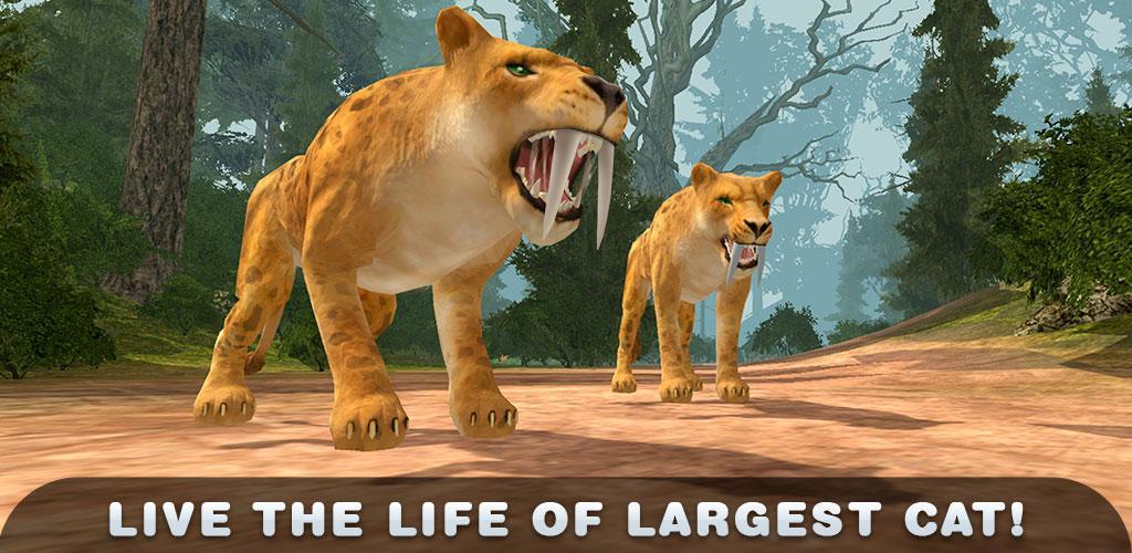 Banner of ชีวิตของ Sabertooth Tiger 3D 1.4.1