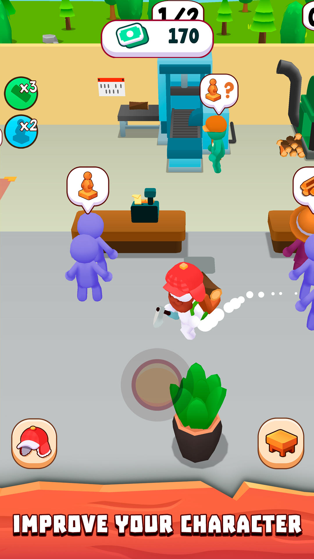 Chop Chop Timber Adventure Game Screenshot