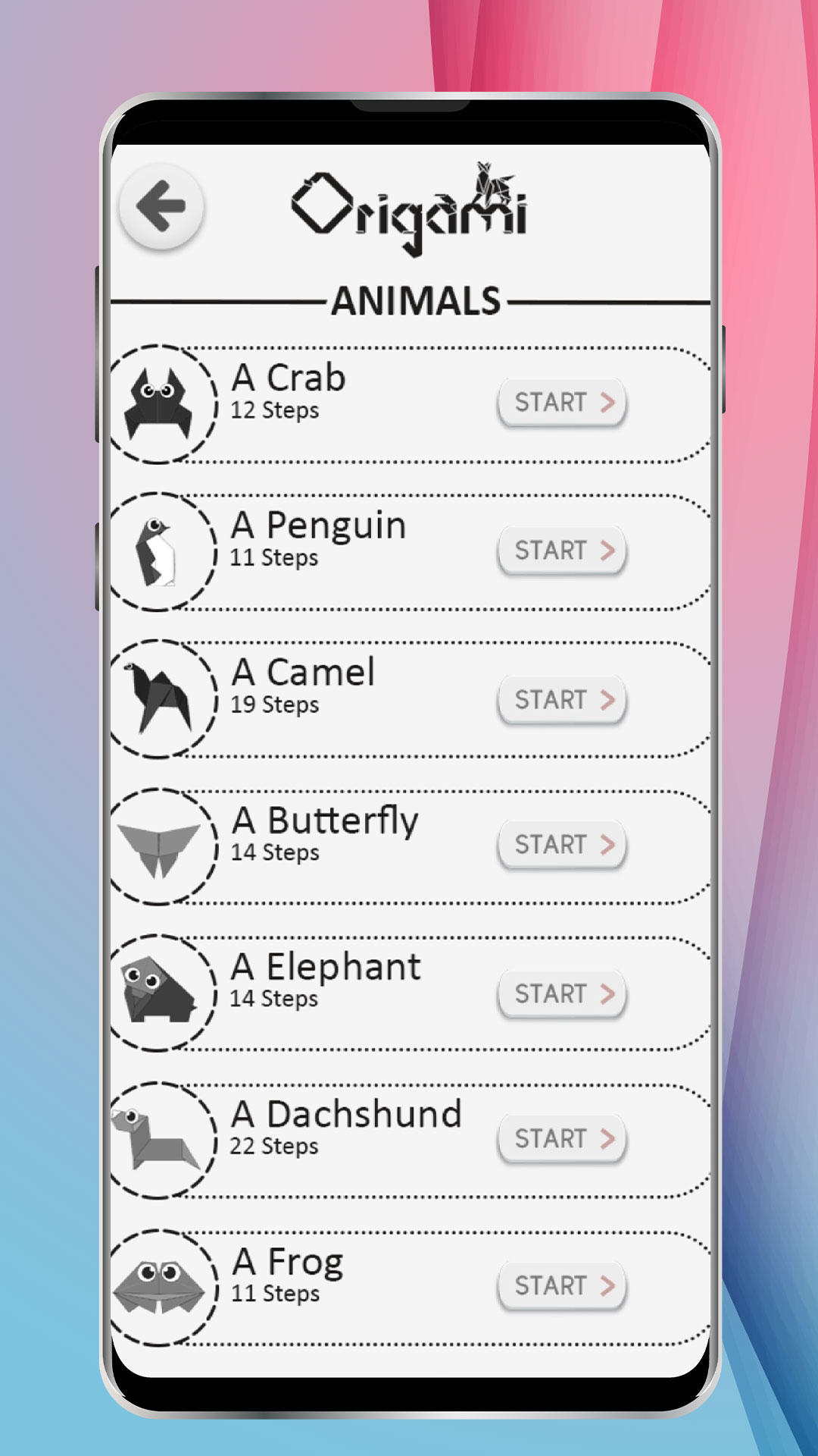 Funny Origami screenshot game