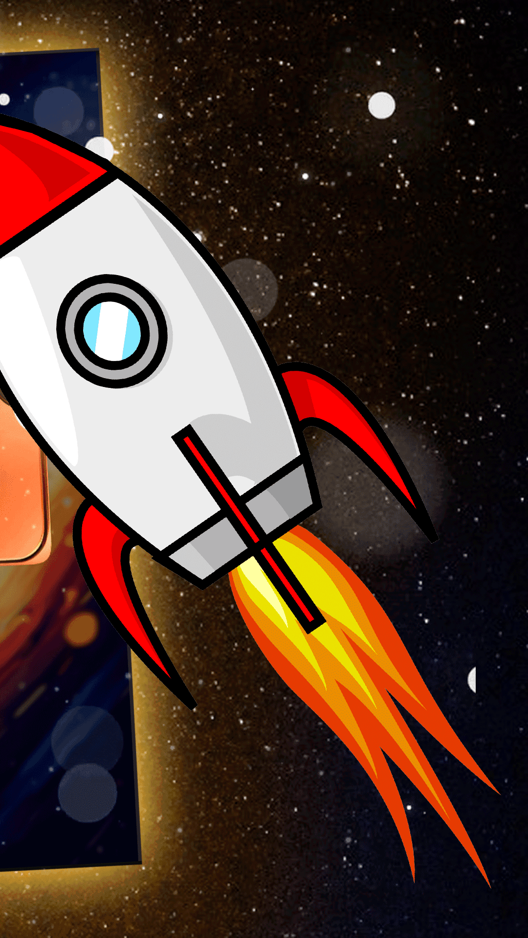 Rocket Cosmo Attack Game Screenshot