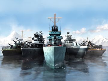Naval Fury: Warship 3D Game Screenshot