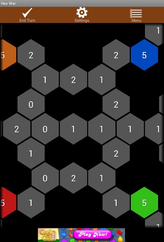 Hex War Game Screenshot