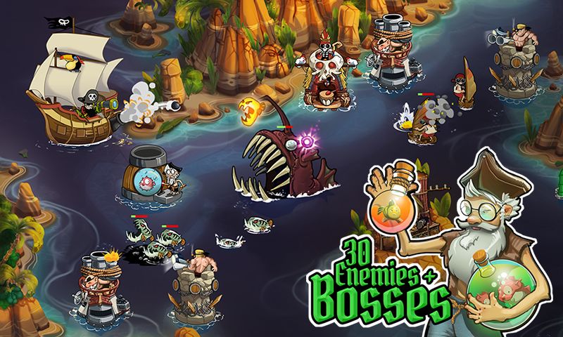 Pirate Legends TD screenshot game